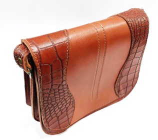 کیف چرمی مدل اسپارتا - تولید خودمان - فروشگاه آنلاین ماهومال